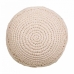 Pouf Alexandra House Living Crème polystyrène 45 x 40 x 45 cm