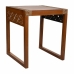 Mesa de apoio Alexandra House Living Castanho Dourado 40 x 48 x 42 cm