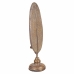 Candle Holder Alexandra House Living Golden Iron 16 x 60 x 17 cm Feathers