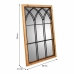 Wandspiegel Alexandra House Living Schwarz 2 x 90 x 60 cm rechteckig