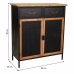 Eingangsbereich Alexandra House Living Schwarz Holz Metall Tannenholz 34 x 90 x 80 cm