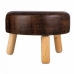 Stool Alexandra House Living Brown Polyurethane MDF Wood 40 x 29 x 40 cm