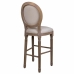 Stool Alexandra House Living Cream Rubber Wood 46 x 116 x 52 cm