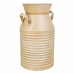 Cruche décorative Alexandra House Living Blanc Beige Pot à lait 22 x 39 x 25 cm