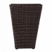 Vaso Alexandra House Living Marrone Ferro Rattan Plastica 28 x 40 x 28 cm