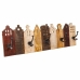 Wall mounted coat hanger Alexandra House Living Rauta Mangopuu Talot 10 x 25 x 81 cm