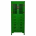 Cupboard Alexandra House Living Green MDF Elm wood 43 x 170 x 70 cm