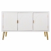 Aparador Alexandra House Living Blanco Dorado Madera MDF 41 x 71 x 120 cm