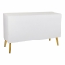 Aparador Alexandra House Living Blanco Dorado Madera MDF 41 x 71 x 120 cm