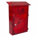 Caixa de correio Alexandra House Living Vermelho Ferro 11 x 37 x 27 cm