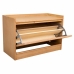 Bench Alexandra House Living Natural MDF Wood 38 x 53 x 80 cm Shoe Rack