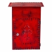 Letterbox Alexandra House Living Red Iron 11 x 37 x 27 cm