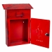 Letterbox Alexandra House Living Red Iron 11 x 37 x 27 cm