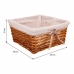 Korvide Komplekt Alexandra House Living Naturaalne vitstest Paju puit 29 x 15 x 29 cm 51 x 64 x 51 cm 36 x 15 x 36 cm 3 Tükid, o