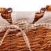 Picnic Basket Alexandra House Living wicker Willow wood 40 x 32 x 17 cm