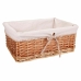 Conjunto de Cestos Alexandra House Living Natural vime Madeira de salgueiro 35 x 63 x 53 cm 47 x 35 x 19 cm 41 x 30 x 16 cm 3 Pe