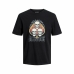 Camiseta de Manga Corta Infantil Jack & Jones Jorheavens Negro