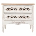 Chest of drawers Alexandra House Living White Fir wood MDF Wood 38 x 76 x 86 cm