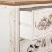 Chest of drawers Alexandra House Living White Fir wood MDF Wood 38 x 76 x 86 cm