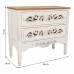 Cassettiera Alexandra House Living Bianco Legno di abete Legno MDF 38 x 76 x 86 cm