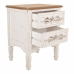 Mesa de Cabeceira Alexandra House Living Branco 38 x 62 x 48 cm