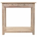 Hall Table with Drawers Alexandra House Living White Natural Mango wood MDF Wood 40 x 76 x 135 cm