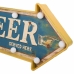 Plaque Murale Alexandra House Living Beer Bleu Fer 27 x 5 x 65 cm Illumination