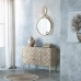 Miroir mural Alexandra House Living Doré 101 x 4 x 68 cm Cercle