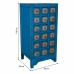 Ladenkast Alexandra House Living Blauw Elmhout 49 x 118 x 58 cm