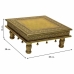 Tavolo aggiuntivo Alexandra House Living Dorato Alluminio Legno MDF 38 x 12 x 38 cm