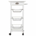 Carrello da Cucina Alexandra House Living Bianco 37 x 82 x 40 cm