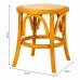 Stool Alexandra House Living Brown Wood Rattan 40 x 45 x 40 cm