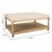 Banqueta Alexandra House Living Creme Borracha Madeira 78 x 48 x 110 cm