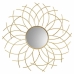 Wall mirror Alexandra House Living Golden 3 x 89 x 89 cm Circle