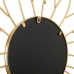 Wall mirror Alexandra House Living Golden 3 x 89 x 89 cm Circle