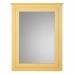 Wall mirror Alexandra House Living Yellow 3 x 90 x 70 cm Rectangular