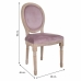 Sedia da Sala da Pranzo Alexandra House Living Rosa 100 % poliestere 46 x 96 x 48 cm