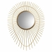 Wall mirror Alexandra House Living Golden 6 x 105 x 77 cm Circle