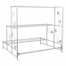 Urtepotteholder Alexandra House Living Hvid Jern 66 x 74 x 80 cm