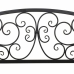 Bench Alexandra House Living Black Iron 53 x 91 x 153 cm