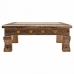 Mesa de apoio Alexandra House Living Cobre Alumínio Madeira MDF 38 x 14 x 38 cm