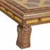 Mesa de apoio Alexandra House Living Cobre Alumínio Madeira MDF 38 x 14 x 38 cm