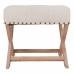 Hocker Alexandra House Living Grau Creme 46 x 46 x 49 cm