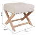 Hocker Alexandra House Living Grau Creme 46 x 46 x 49 cm