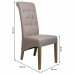 Dining Chair Alexandra House Living Grey 58 x 107 x 44 cm