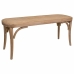 Banqueta Alexandra House Living Castanho Rotim Madeira da borracha 37 x 47 x 110 cm