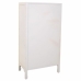 Cupboard Alexandra House Living White Rattan Fir wood MDF Wood 40 x 135 x 70 cm