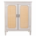 Ingresso Alexandra House Living Bianco Rattan Legno di abete Legno MDF 36 x 95 x 78 cm