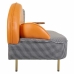 Sofa Alexandra House Living Szary 75 x 90 x 150 cm