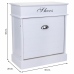 Scarpiera Alexandra House Living Bianco 28 x 58 x 50 cm 1 cassetto